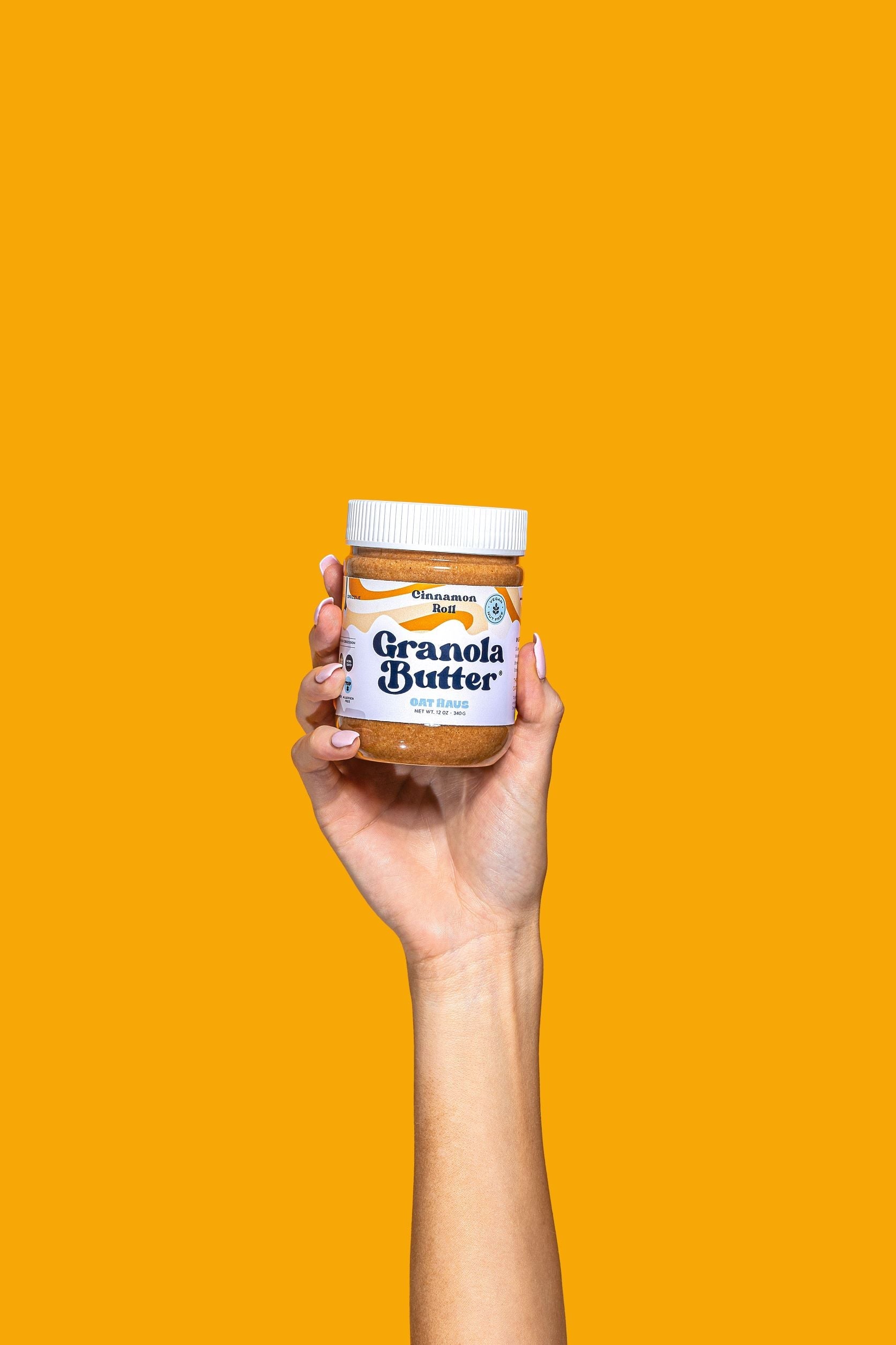 Cinnamon Roll Granola Butter